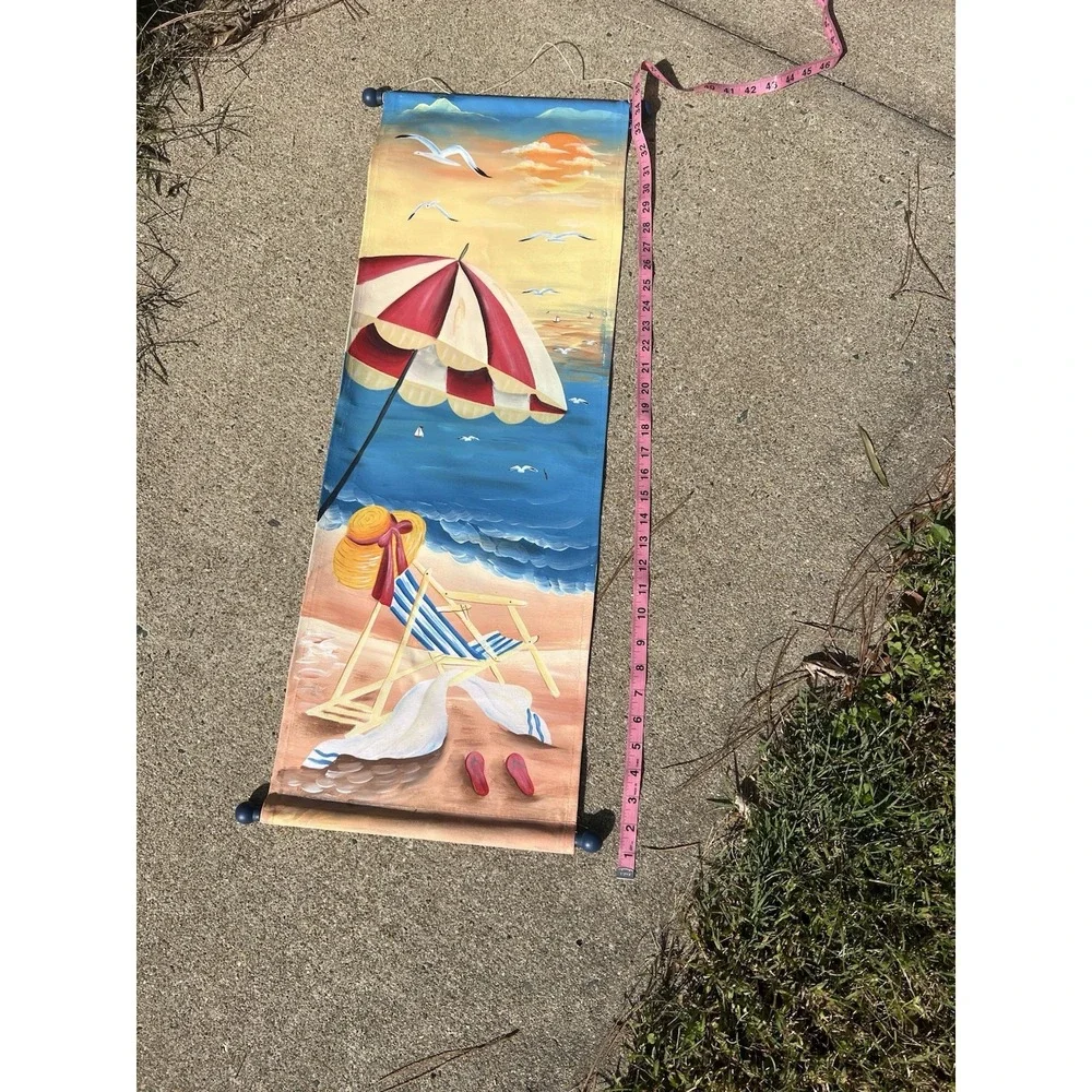 Beach Hanging Canvas Hand Painted Beautiful Summer Decor‎
